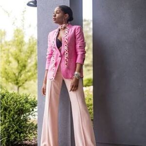 Vintage Chadwick’s 100% Natural fibers pretty in pink classic blazer SZ-14P